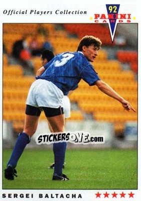 Cromo Sergei Baltacha - UK Players Collection 1991-1992 n. 402 - Panini