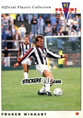 Cromo Fraser Wishart - UK Players Collection 1991-1992 n. 413 - Panini