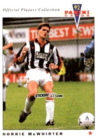 Cromo Norrie McWhirter - UK Players Collection 1991-1992 n. 415 - Panini