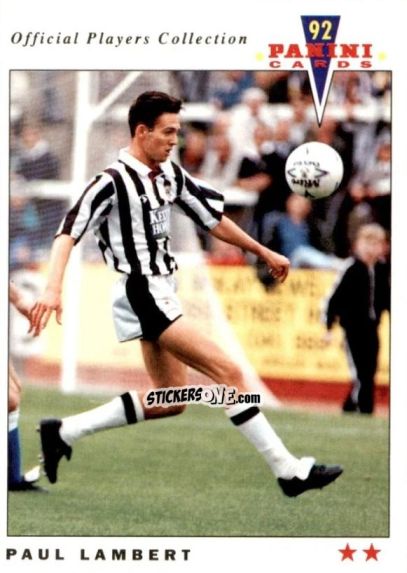 Cromo Paul Lambert - UK Players Collection 1991-1992 n. 418 - Panini