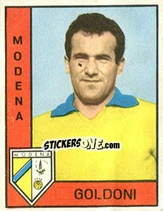 Cromo Gianni Goldoni - Calciatori 1962-1963 n. 168 - Panini