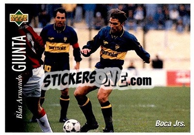 Cromo Blas Armando Giunta - Futbol Argentino Apertura 1995 n. 8 - Upper Deck
