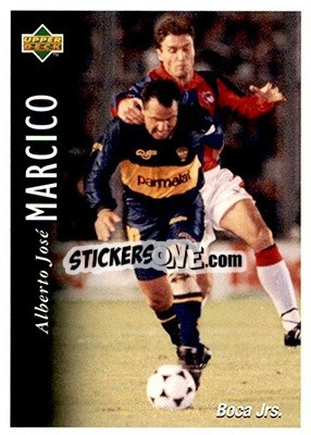 Figurina Alberto Jose Marcico - Futbol Argentino Apertura 1995 n. 10 - Upper Deck