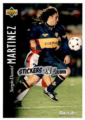 Figurina Sergio Daniel Martinez - Futbol Argentino Apertura 1995 n. 12 - Upper Deck