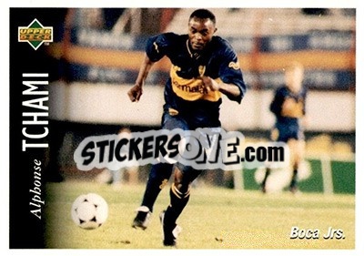Figurina Alphonse Tchami - Futbol Argentino Apertura 1995 n. 14 - Upper Deck