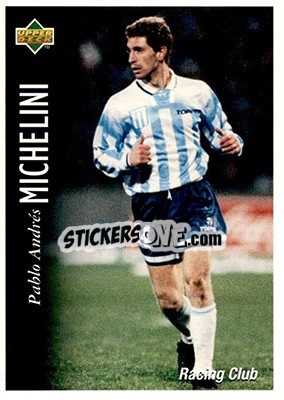 Sticker Pablo Andres Michelini - Futbol Argentino Apertura 1995 n. 49 - Upper Deck