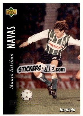 Figurina Mauro Esteban Navas - Futbol Argentino Apertura 1995 n. 112 - Upper Deck