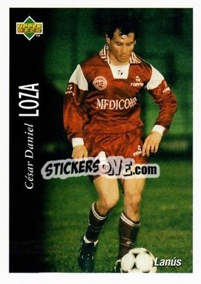 Sticker Cesar Daniel Loza - Futbol Argentino Apertura 1995 n. 138 - Upper Deck