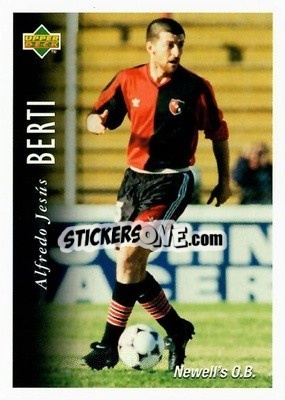 Sticker Alfredo Jesus Berti - Futbol Argentino Apertura 1995 n. 143 - Upper Deck