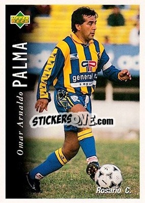 Cromo Omar Arnaldo Palma - Futbol Argentino Apertura 1995 n. 153 - Upper Deck