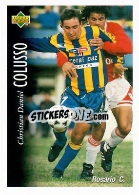 Cromo Christian Daniel Colusso - Futbol Argentino Apertura 1995 n. 154 - Upper Deck