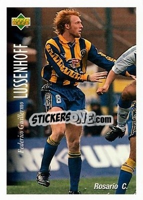 Cromo Federico Guillermo Lussenhoff - Futbol Argentino Apertura 1995 n. 155 - Upper Deck