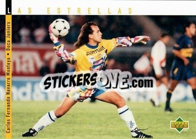 Figurina Carlos Fernando Navarro Montoya - Futbol Argentino Apertura 1995 n. 164 - Upper Deck