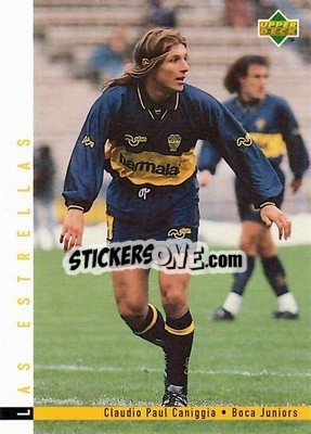Cromo Claudio Paul Caniggia - Futbol Argentino Apertura 1995 n. 166 - Upper Deck