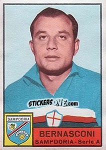 Sticker Gaudenzio Bernasconi - Calciatori 1963-1964 n. 247 - Panini