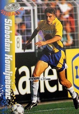 Sticker Slobodan Komljenovic - Bundesliga Fussball Cards 1994-1995 n. 59 - Panini