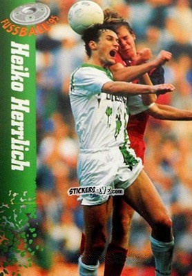 Cromo Heiko Herrlich - Bundesliga Fussball Cards 1994-1995 n. 154 - Panini