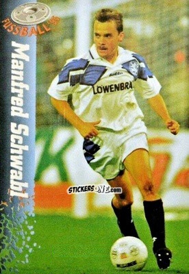 Sticker Manfred Schwabl - Bundesliga Fussball Cards 1994-1995 n. 232 - Panini