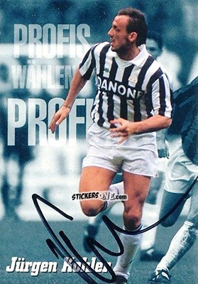 Sticker Jurgen Kohler - Bundesliga Fussball Cards 1994-1995 n. 238 - Panini