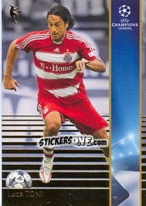 Figurina Luca Toni - UEFA Champions League 2008-2009. Trading Cards n. 58 - Panini