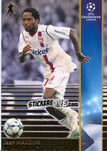 Figurina Jean Makoun - UEFA Champions League 2008-2009. Trading Cards n. 141 - Panini
