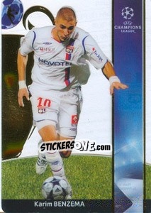 Figurina Karim Benzema - UEFA Champions League 2008-2009. Trading Cards n. 143 - Panini