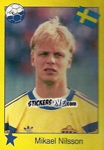Figurina Mikael Nilsson - Euro 1992 n. 17 - Manil