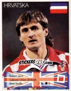 Figurina Robert Jarni - Euro 1996 n. 300 - Manil