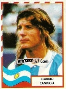 Cromo Claudio Caniggia - Copa América 1995 n. 12 - Mundicromo