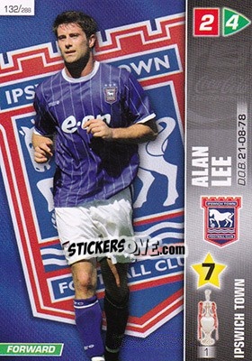 Cromo Alan Lee - Coca-Cola Championship 2007-2008 n. 132 - Panini