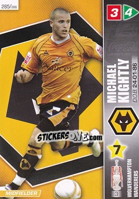 Figurina Michael Kightly - Coca-Cola Championship 2007-2008 n. 285 - Panini