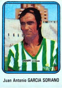 Figurina García Soriano - Vulcano Liga Spagnola 1975-1976 n. 68 - Ediciones Vulcano