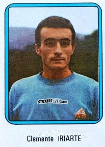 Cromo Iriarte - Vulcano Liga Spagnola 1975-1976 n. 175 - Ediciones Vulcano