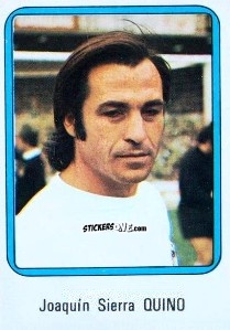 Cromo Quino - Vulcano Liga Spagnola 1975-1976 n. 258 - Ediciones Vulcano