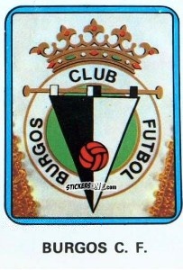 Figurina Burgos C.F. - Vulcano Liga Spagnola 1975-1976 n. 281 - Ediciones Vulcano