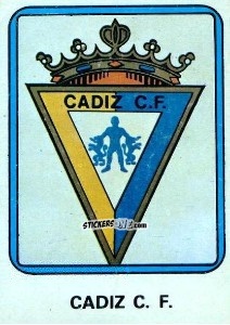 Cromo Cádiz C.F. - Vulcano Liga Spagnola 1975-1976 n. 282 - Ediciones Vulcano