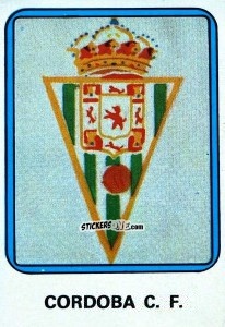 Cromo Córdoba C.F. - Vulcano Liga Spagnola 1975-1976 n. 286 - Ediciones Vulcano