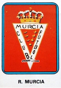 Cromo R. Murcia - Vulcano Liga Spagnola 1975-1976 n. 291 - Ediciones Vulcano