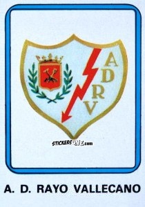 Cromo A.D. Rayo Vallecano - Vulcano Liga Spagnola 1975-1976 n. 293 - Ediciones Vulcano