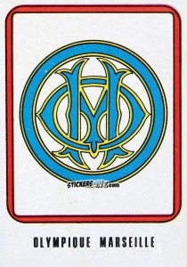 Sticker Olympique Marseille - Vulcano Liga Spagnola 1975-1976 n. 310 - Ediciones Vulcano