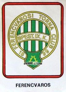 Cromo Ferencvaros - Vulcano Liga Spagnola 1975-1976 n. 312 - Ediciones Vulcano