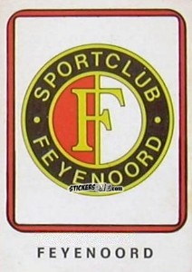 Cromo Feyenoord - Vulcano Liga Spagnola 1975-1976 n. 316 - Ediciones Vulcano