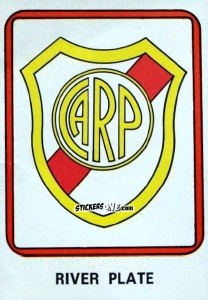 Cromo River Plate - Vulcano Liga Spagnola 1975-1976 n. 325 - Ediciones Vulcano