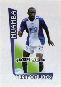 Figurina Muamba - Premier League Inglese 2007-2008 n. 74 - Merlin