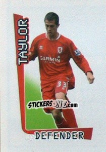 Cromo Taylor - Premier League Inglese 2007-2008 n. 397 - Merlin