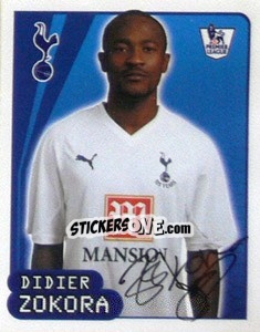 Cromo Didier Zokora - Premier League Inglese 2007-2008 n. 576 - Merlin