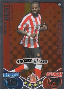 Figurina Darren Bent - English Premier League 2010-2011. Match Attax n. 270 - Topps