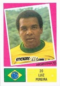 Figurina Luiz Pereira - Argentina 78 n. 20 - Ageducatifs