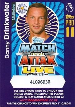 Cromo Danny Drinkwater - English Premier League 2016-2017. Match Attax Extra n. P11 - Topps