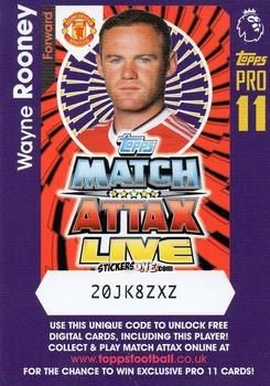 Figurina Wayne Rooney - English Premier League 2016-2017. Match Attax Extra n. P18 - Topps